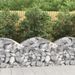 Panier de gabions arqué 100x50x60/80 cm Fer galvanisé - Photo n°1