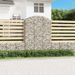 Panier de gabions arqué 150x50x200/220 cm Fer galvanisé - Photo n°1