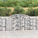 Panier de gabions arqué 300x30x100/120 cm Fer galvanisé - Photo n°1