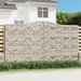 Panier de gabions arqué 400x30x220/240 cm Fer galvanisé - Photo n°1