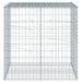 Panier gabion avec couvercle 100x100x100 cm fer galvanisé - Photo n°3