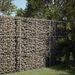 Panier gabion avec couvercle 100x100x150 cm fer galvanisé - Photo n°1