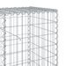 Panier gabion avec couvercle 100x50x100 cm fer galvanisé - Photo n°6