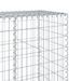 Panier gabion avec couvercle 100x50x200 cm fer galvanisé - Photo n°6