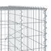 Panier gabion avec couvercle 1050x100x200 cm fer galvanisé - Photo n°6