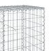 Panier gabion avec couvercle 1200x50x100 cm fer galvanisé - Photo n°6