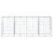 Panier gabion avec couvercle 400x100x150 cm fer galvanisé - Photo n°3