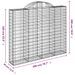 Paniers à gabions arqués 10 pcs 200x30x160/180 cm Fer galvanisé - Photo n°6