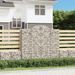 Paniers à gabions arqués 10 pcs 200x30x180/200 cm Fer galvanisé - Photo n°1