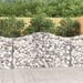 Paniers à gabions arqués 10 pcs 200x50x100/120 cm fer galvanisé - Photo n°1