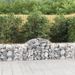 Paniers à gabions arqués 10 pcs 200x50x60/80 cm Fer galvanisé - Photo n°1