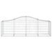 Paniers à gabions arqués 10 pcs 200x50x60/80 cm Fer galvanisé - Photo n°4