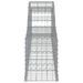 Paniers à gabions arqués 10 pcs 300x30x40/60 cm fer galvanisé - Photo n°5