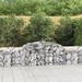 Paniers à gabions arqués 10 pcs 300x50x60/80 cm fer galvanisé - Photo n°1