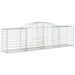 Paniers à gabions arqués 10 pcs 300x50x80/100 cm fer galvanisé - Photo n°3