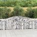 Paniers à gabions arqués 10 pcs 400x30x100/120 cm Fer galvanisé - Photo n°1