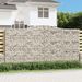 Paniers à gabions arqués 10 pcs 400x30x200/220 cm Fer galvanisé - Photo n°1