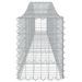 Paniers à gabions arqués 10 pcs 400x30x40/60 cm Fer galvanisé - Photo n°5