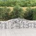 Paniers à gabions arqués 10 pcs 400x30x60/80 cm Fer galvanisé - Photo n°1