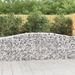 Paniers à gabions arqués 10 pcs 400x50x80/100 cm Fer galvanisé - Photo n°1