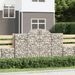 Paniers à gabions arqués 11 pcs 200x30x120/140 cm Fer galvanisé - Photo n°1