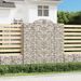 Paniers à gabions arqués 11 pcs 200x50x220/240 cm Fer galvanisé - Photo n°1