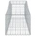 Paniers à gabions arqués 11 pcs 200x50x40/60 cm fer galvanisé - Photo n°5