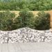 Paniers à gabions arqués 11 pcs 200x50x60/80 cm Fer galvanisé - Photo n°1