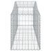 Paniers à gabions arqués 11 pcs 200x50x60/80 cm Fer galvanisé - Photo n°5