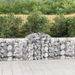 Paniers à gabions arqués 11 pcs 200x50x80/100 cm Fer galvanisé - Photo n°1