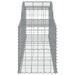 Paniers à gabions arqués 11 pcs 300x50x60/80 cm fer galvanisé - Photo n°5