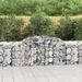 Paniers à gabions arqués 11 pcs 300x50x80/100 cm fer galvanisé - Photo n°1