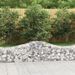 Paniers à gabions arqués 12 pcs 200x50x40/60 cm fer galvanisé - Photo n°1