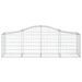 Paniers à gabions arqués 12 pcs 200x50x60/80 cm Fer galvanisé - Photo n°4