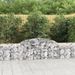 Paniers à gabions arqués 12 pcs 300x30x60/80 cm Fer galvanisé - Photo n°1