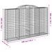 Paniers à gabions arqués 12 pcs 300x50x180/200 cm fer galvanisé - Photo n°6