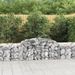 Paniers à gabions arqués 12 pcs 300x50x60/80 cm fer galvanisé - Photo n°1