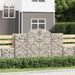 Paniers à gabions arqués 13 pcs 200x50x120/140 cm Fer galvanisé - Photo n°1