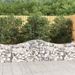 Paniers à gabions arqués 13 pcs 200x50x60/80 cm Fer galvanisé - Photo n°1