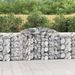 Paniers à gabions arqués 13 pcs 300x50x100/120 cm fer galvanisé - Photo n°1