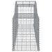 Paniers à gabions arqués 15 pcs 300x50x60/80 cm fer galvanisé - Photo n°5