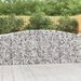 Paniers à gabions arqués 15 pcs 400x30x100/120 cm Fer galvanisé - Photo n°1