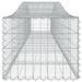 Paniers à gabions arqués 15 pcs 400x50x40/60 cm Fer galvanisé - Photo n°5