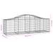 Paniers à gabions arqués 18 pcs 200x50x60/80 cm fer galvanisé - Photo n°6