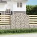 Paniers à gabions arqués 2 pcs 200x30x180/200 cm Fer galvanisé - Photo n°1