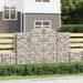 Paniers à gabions arqués 2 pcs 200x50x140/160 cm Fer galvanisé - Photo n°1