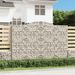 Paniers à gabions arqués 2 pcs 300x30x200/220 cm fer galvanisé - Photo n°1