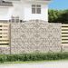 Paniers à gabions arqués 2 pcs 300x50x200/220 cm fer galvanisé - Photo n°1