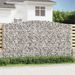 Paniers à gabions arqués 2 pcs 400x30x220/240 cm Fer galvanisé - Photo n°1
