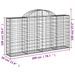 Paniers à gabions arqués 20 pcs 200x30x100/120 cm Fer galvanisé - Photo n°6